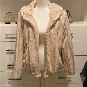 Faux fur coat